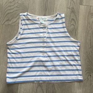 Currents By Jeri-Jo Vintage striped crop top Women’s Medium M